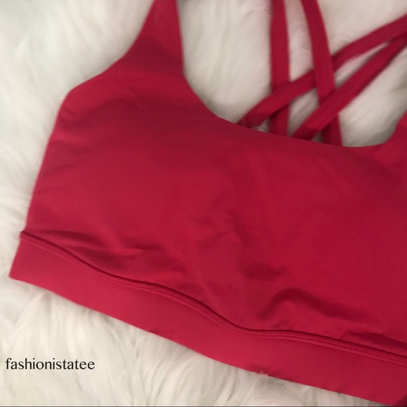 NWT lululemon boom juice energy bra pink bright - Picture 7 of 8